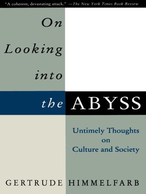 cover image of On Looking Into the Abyss